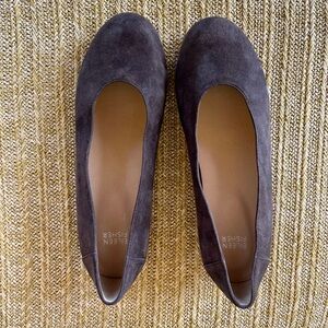 Eileen Fisher Una Hidden Wedge Suede
Leather Ballet Flats Footwear Shoes